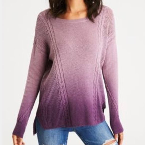 American Eagle Outfitters Sweaters - American Eagle Outfitters Purple Ombré